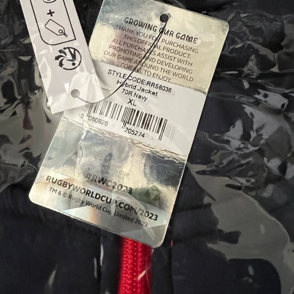 Rugby World Cup 2023 France Quilted Jacket - Picture 2 of 5